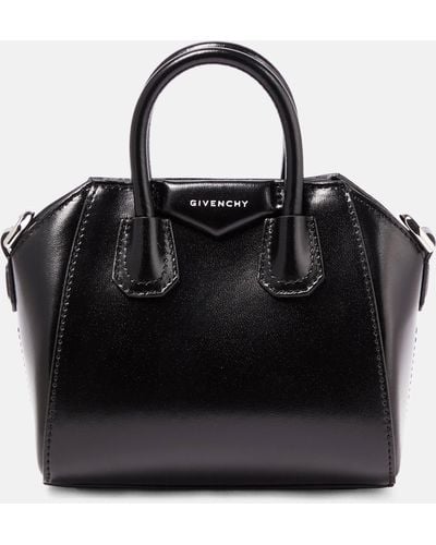 Givenchy Antigona Mini Leather Tote Bag - Black