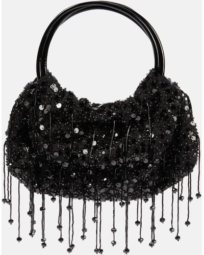 Jonathan Simkhai Ellerie Mini Embellished Tote Bag - Black