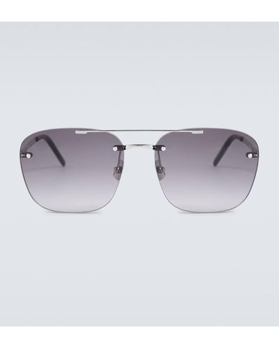 Saint Laurent Sl 309 Rimless Sunglasses - Grey