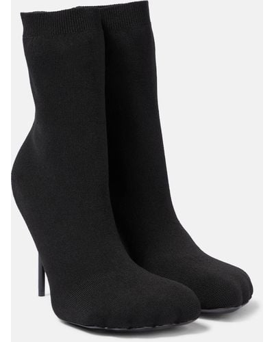 Balenciaga Anatomic Sock Ankle Boots - Black
