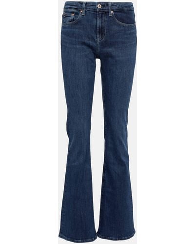 AG Jeans Sophie Mid-rise Bootcut Jeans - Blue
