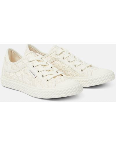 Zimmermann Twist Embroidered Sneakers - White
