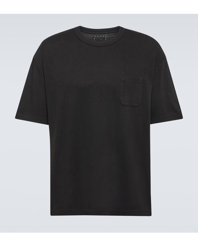 Visvim Jumbo Cotton And Silk T-shirt - Black