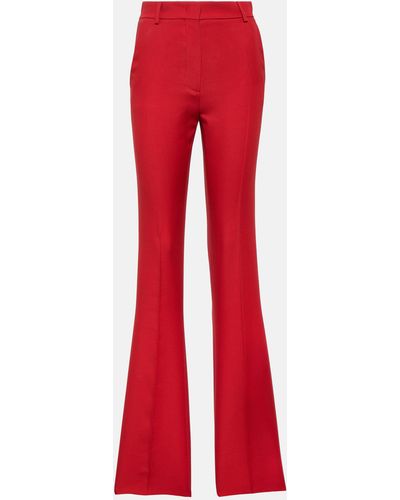 Valentino Crepe Couture High-rise Flared Pants