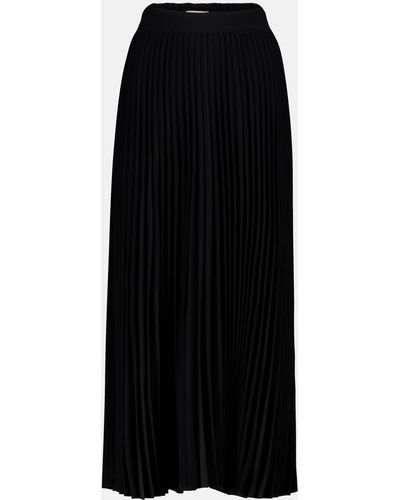 Co. Essentials Pleated Midi Skirt - Black