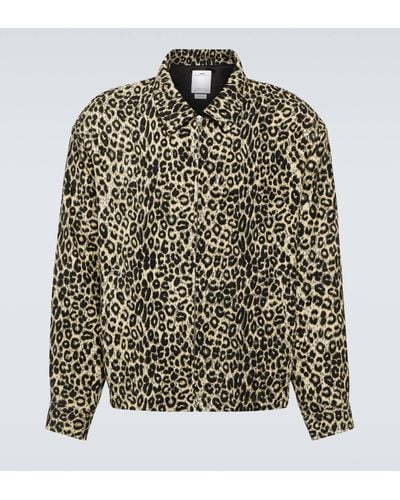 Visvim Redsun Leopard-print Silk Jacket - Multicolour
