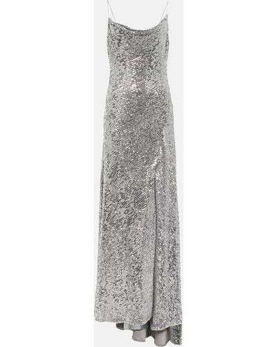 Jonathan Simkhai Finley Sequined Gown - Grey