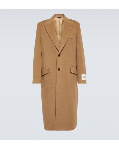 Dolce & Gabbana Re-edition Camel Hair Overcoat - Natural