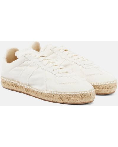 Maison Margiela Canvas Espadrille Sneakers - White