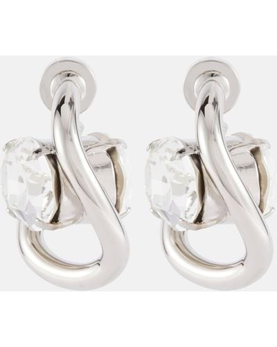 Marni Embellished Earrings - White