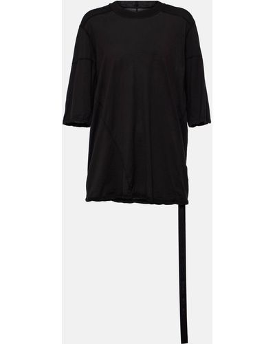 Rick Owens Drkshdw Oversized Cotton Jersey T-shirt - Black