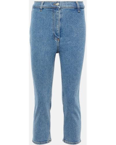 Magda Butrym High-rise Skinny Jeans - Blue