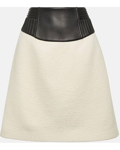 Gabriela Hearst Felix Cashmere Mini Skirt - Black
