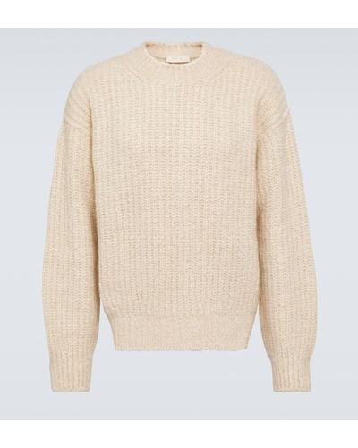Loro Piana Ribbed-knit Cashmere Sweater - Natural