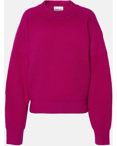 Isabel Marant Blow Wool Sweater - Pink
