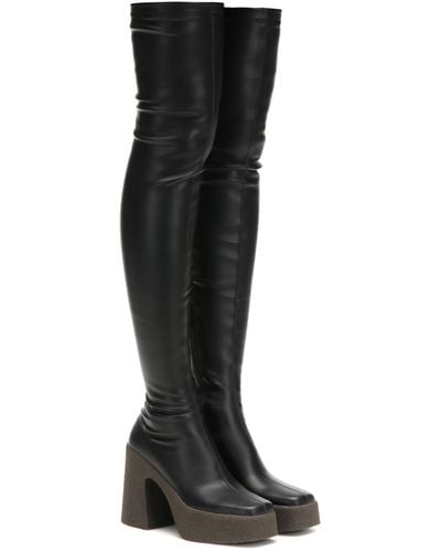 Stella McCartney 115mm Over-the-knee Boots - Black