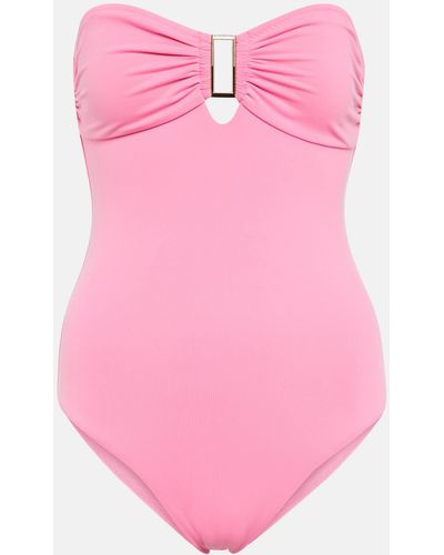 Melissa Odabash Como Bandeau Swimsuit - Pink