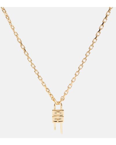 Givenchy 4g Padlock Necklace - Metallic