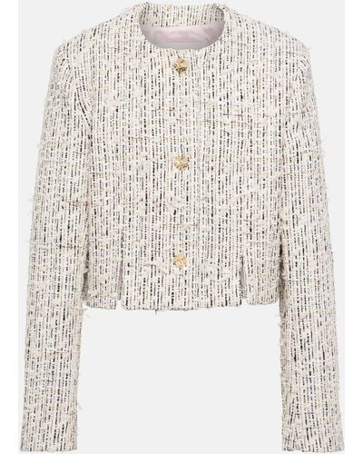 Nina Ricci Cotton-blend Tweed Jacket - White