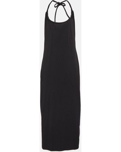 Proenza Schouler White Label Halterneck Jersey Midi Dress - Black