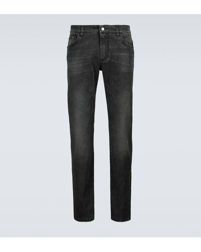 Dolce & Gabbana Slim-fit Jeans - Multicolour
