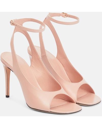 Victoria Beckham Destiny Leather Sandals - Pink