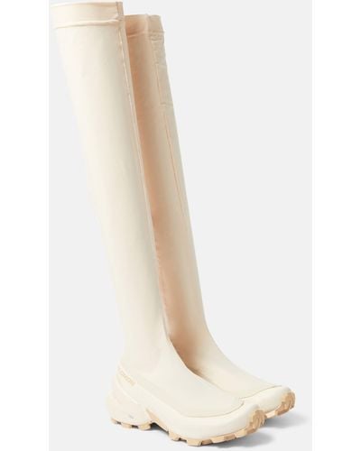 MM6 by Maison Martin Margiela X Salomon Over-the-knee Boots - White