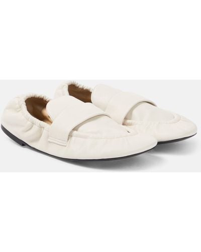 Proenza Schouler Glove Leather Slippers - White