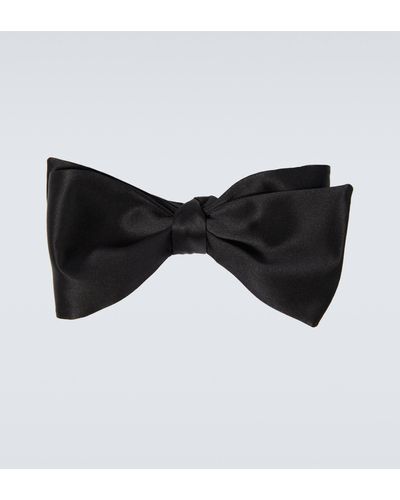 Brioni Silk Bow Tie - Black