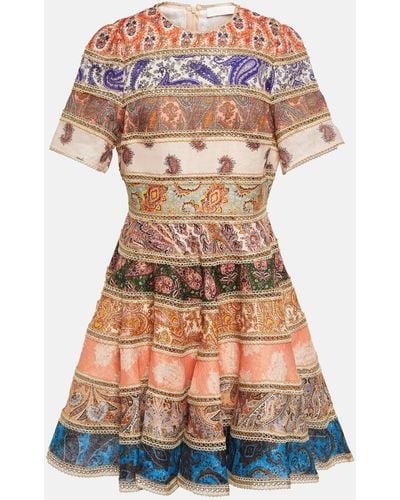 Zimmermann Devi Mini Dress - Multicolour