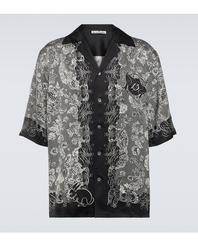 Acne Studios Printed Shirt - Black