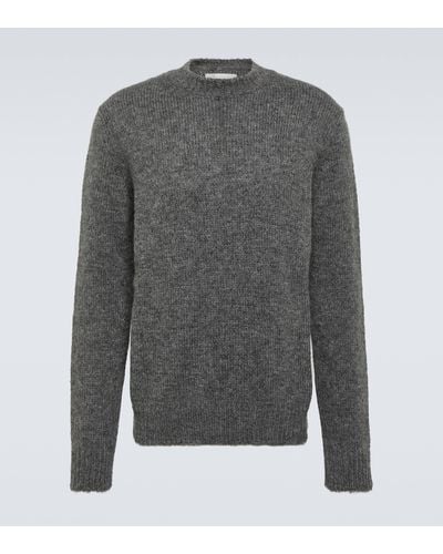 Jil Sander Alpaca And Wool-blend Sweater - Grey