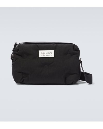 Maison Margiela Glam Slam Leather-trimmed Camera Bag - Black