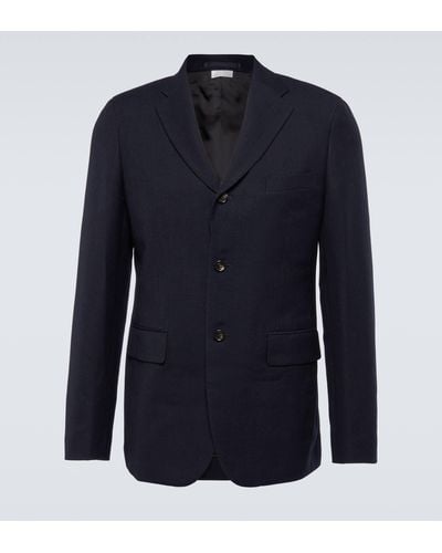 Comme des Garçons Cotton-blend Suit Jacket - Blue