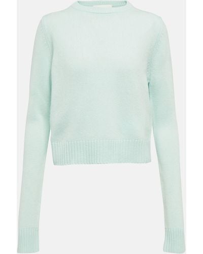 Sportmax Agitare Wool And Cashmere Sweater - Blue