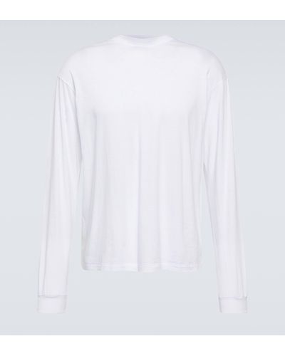 AURALEE Jersey T-shirt - White