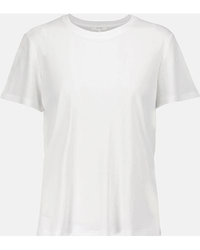 The Row Wesler Cotton-jersey T-shirt - White