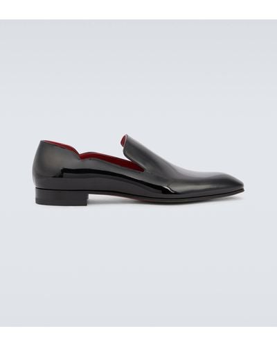 Christian Louboutin Dandy Chick Patent-leather Loafers 7. - Black