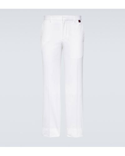 Gucci Cotton Pants - White