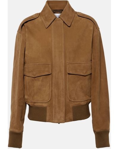 Ferragamo Leather Jacket - Brown