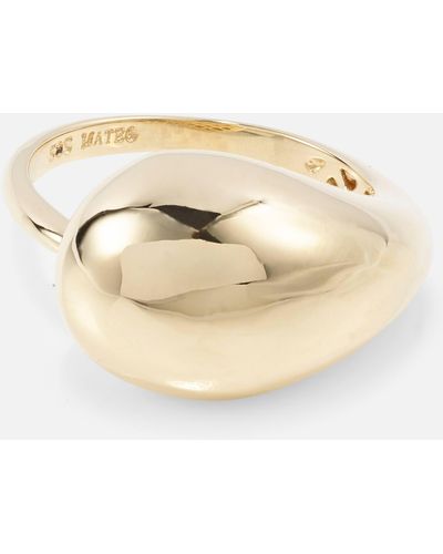 Mateo Water Droplet 14kt Gold Ring - Natural