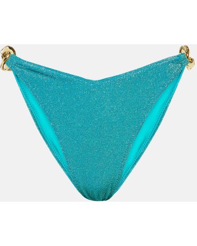 SAME Chain-detail Bikini Bottoms - Blue