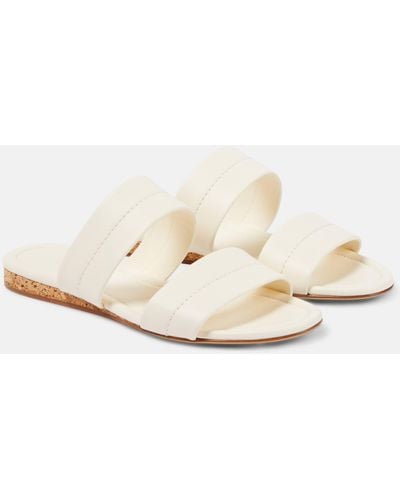 Gabriela Hearst Lora Leather Sandals - White