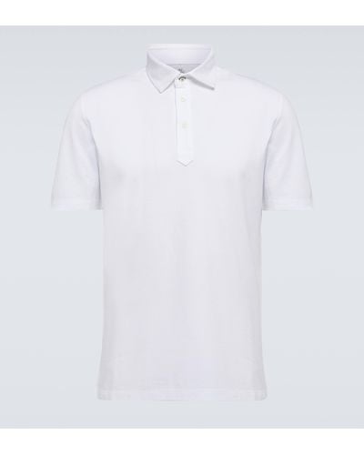 Brunello Cucinelli Cotton Polo T-shirt - White