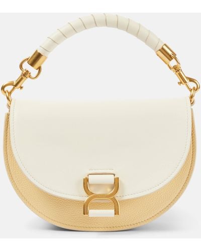 Chloé Marcie Small Leather Tote Bag - Metallic