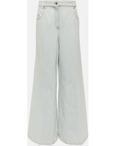 Nina Ricci High-rise Flared Jeans - White