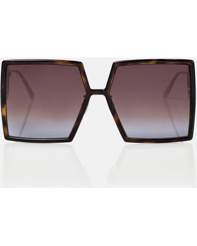 Dior 30montaigne Su Oversized Sunglasses - Brown