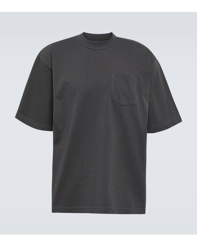 Sacai Cotton Jersey T-shirt - Black