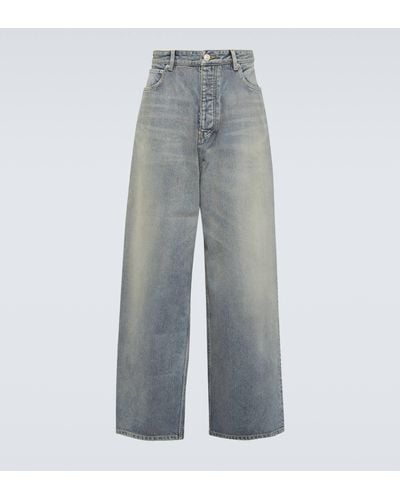 Balenciaga Wide-leg Jeans - Grey