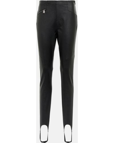 Bogner Jumi Leather Stirrup leggings - Black
